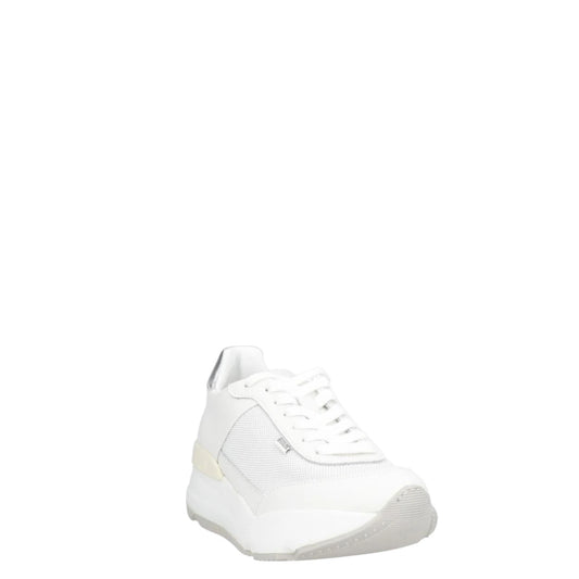 Sneakers Donna “Rucoline” R-evolve 4078 Glitter Lam Bianco Collezione Primavera/Estate 2026 – Bianco e Argento