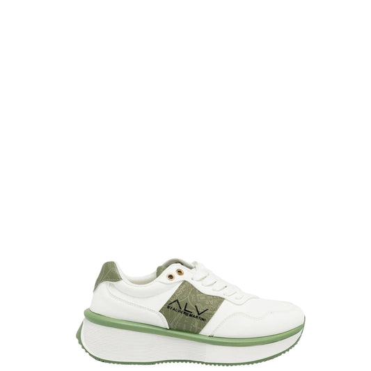 Sneakers donna "Alviero Martini"  ALVSD0185-64 Collezione Primavera/Estate 2026 - Bianco e Verde