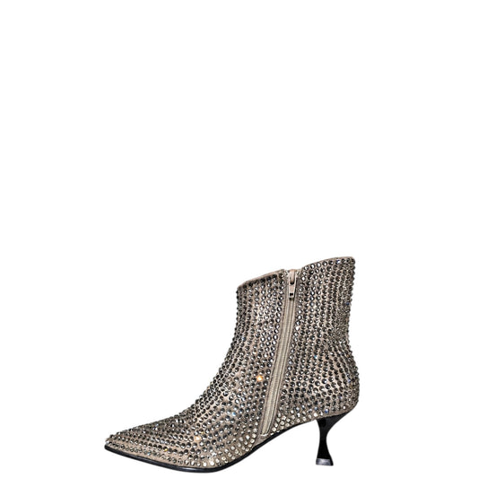 Tronchetti donna "Apepazza" F4SUSAN01/DIA Collezione Autunno/Inverno con strass - Taupe