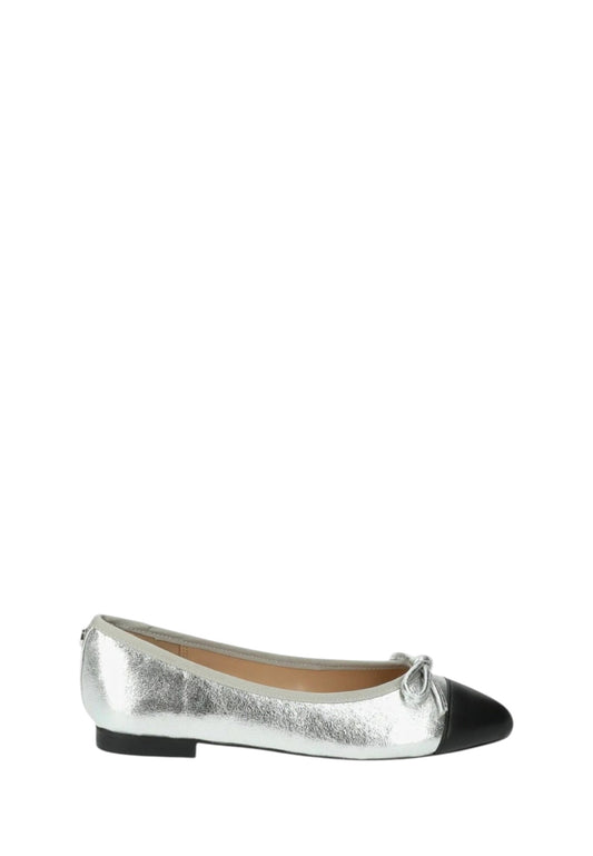 Ballerine donna "Steve Madden" ELLISON-Q Collezione Primavera/Estate 2026 - Argento e nero