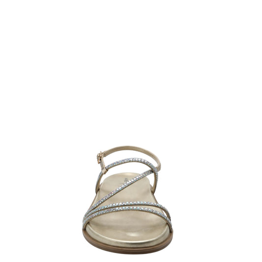 Sandali donna "Menbur" 25366 Collezione Primavera/Estate 2026 con strass - Oro
