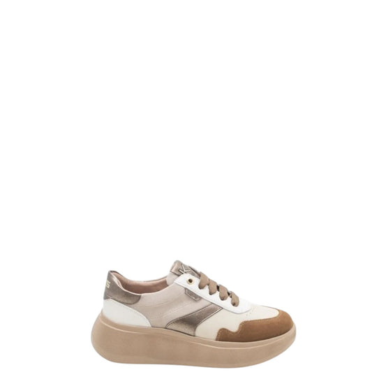 Sneakers donna "Keys" K-11271 Collezione Autunno/Inverno - Cuoio Beige Bronzo