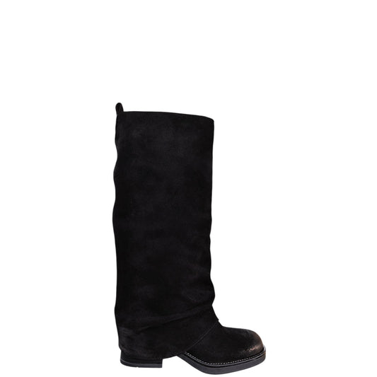 Stivali bikers donna "Noa A." ART.1301 Collezione Autunno/Inverno - Nero