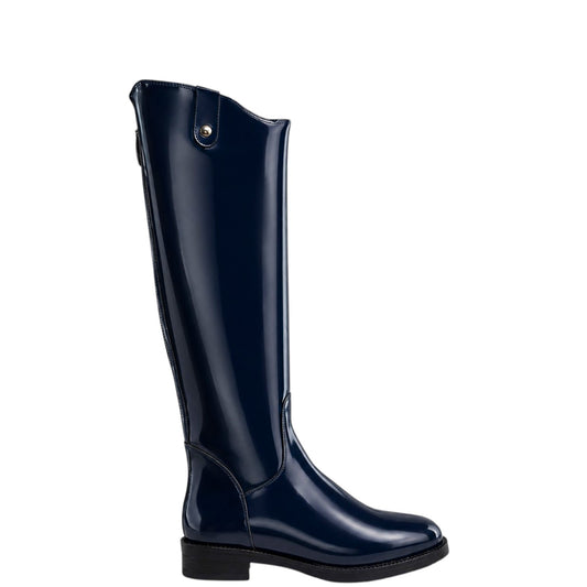 Stivali donna "Massimo Santini" Perla Abrasiv. Collezione Autunno/Inverno - Blu Notte