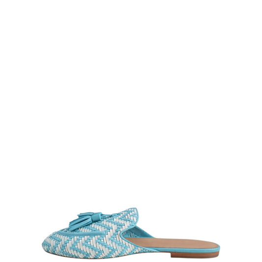 Sabot donna "AltraOfficina" AO0405X Collezione Primavera/Estate - Turchese e Bianco