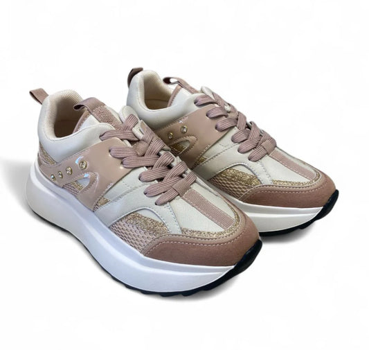 Sneakers donna “Apepazza” F3COZY07/LEM Collezione Autunno/Inverno 2025/2026 – Nude Multi