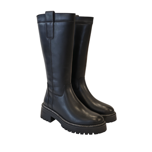 Stivali donna "Apepazza" F3COMBAT48/LEA Collezione Autunno/Inverno 2025/2026 - Nero