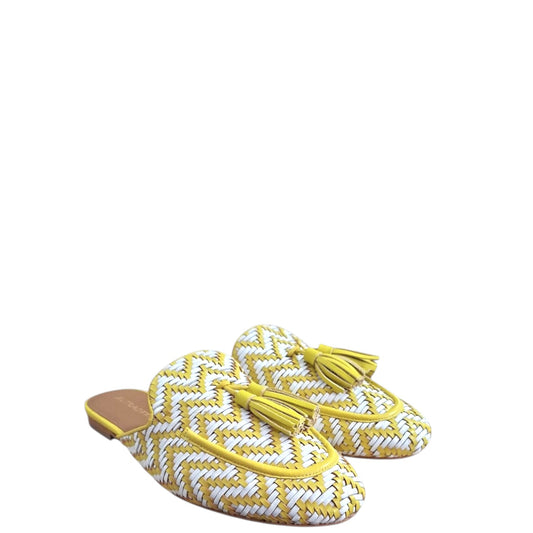 Sabot donna "AltraOfficina" AO0405X Collezione Primavera/Estate - Giallo e Bianco