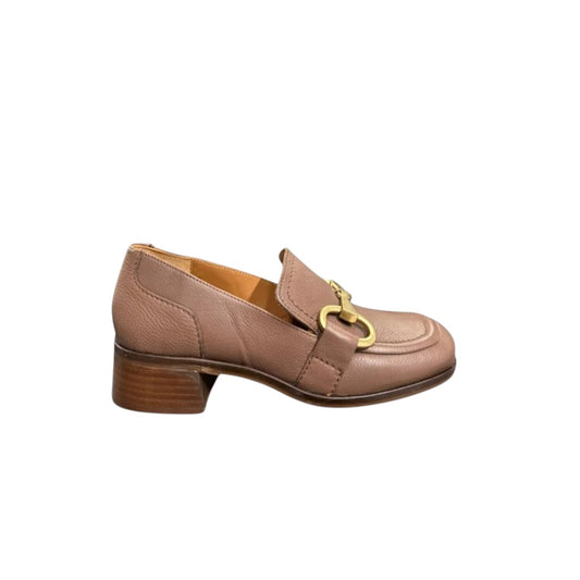 Mocassini con tacco Donna "Elvio Zanon" ER3202X Collezione Autunno/Inverno 2025/2026 - Cacao