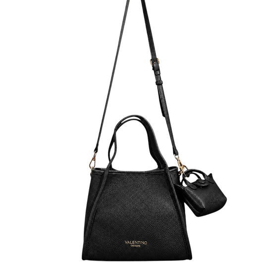 Borsa donna a mano e tracolla "Valentino Creations" VC610 Collezione Autunno/Inverno - Nero