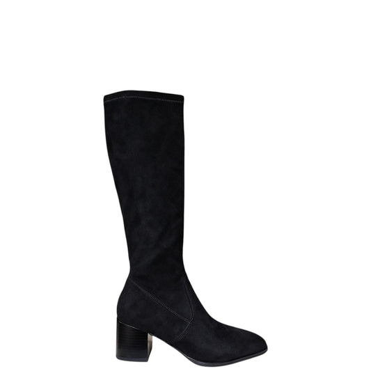 Stivali donna "Uma Parker" 619.02.25S.BLK Collezione Autunno/Inverno in camoscio - Nero