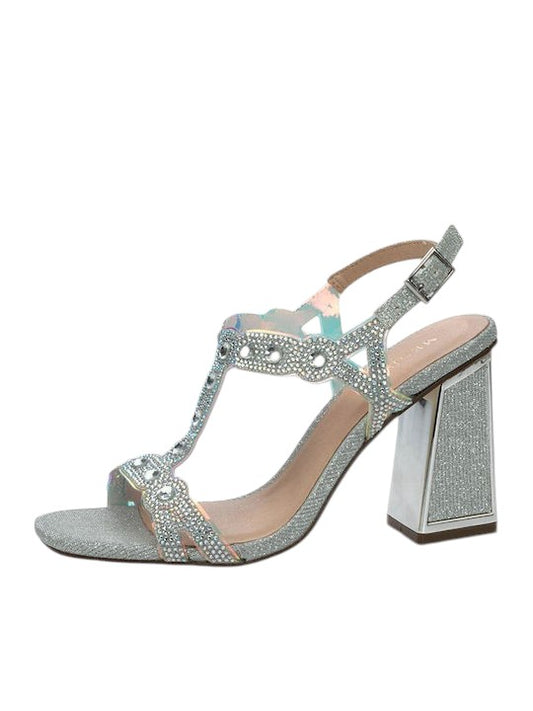 Sandali donna "Menbur" 23658* Collezione Primavera/Estate 2026 - Argento
