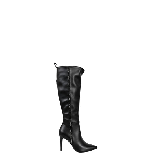 Stivali donna "Braccialini" B21 Collezione Autunno/Inverno con microborchie - Nero