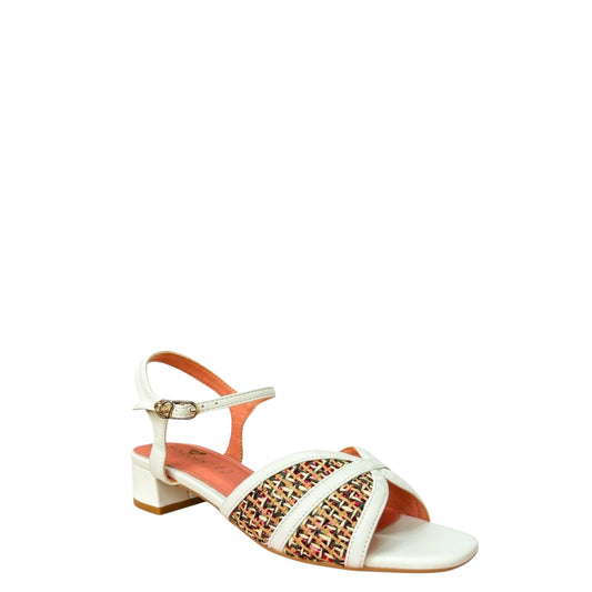 Sandali donna "Braccialini" BR31 Collezione Primavera/Estate 2026 - Bianco Multi