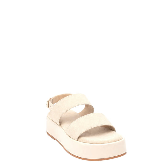 Sandali donna "Janet&Janet" J-121 Collezione Primavera/Estate 2026 in suede - Beige