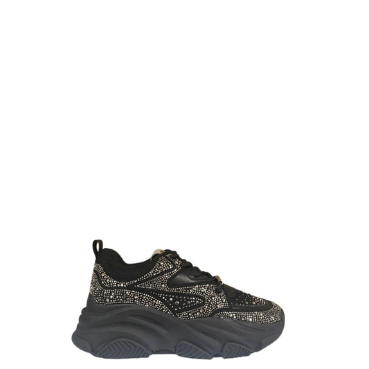 Sneakers donna "Steve Madden" PRIVY Collezione Autunno/Inverno - Nero Glitter