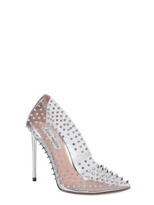 Decolletè donna "Steve Madden" VALA-S Collezione Primavera/Estate 2026 - Trasparente e argento