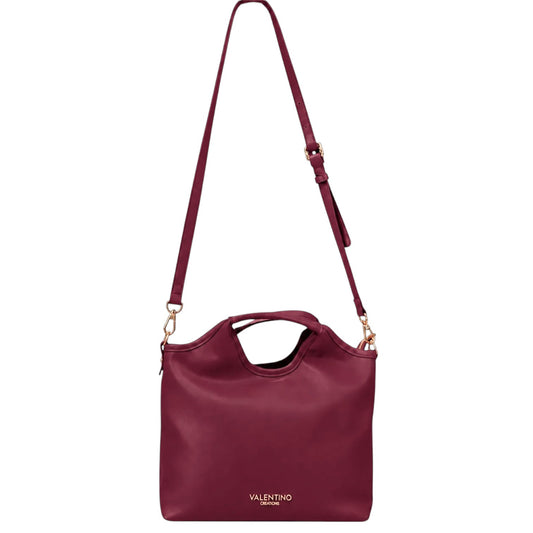 Borsa donna a mano e tracolla "Valentino Creations" VC602 Collezione Autunno/Inverno - Borgogna