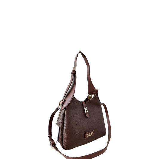 Borsa donna a spalla e tracolla "Valentino Creations" VA-7082 Collezione Autunno/Inverno - Caffè