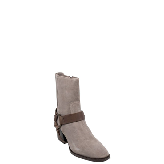 Stivaletti texani donna "Janet&Janet" J-513 Collezione Autunno/Inverno con cinturino - Grigio e marrone