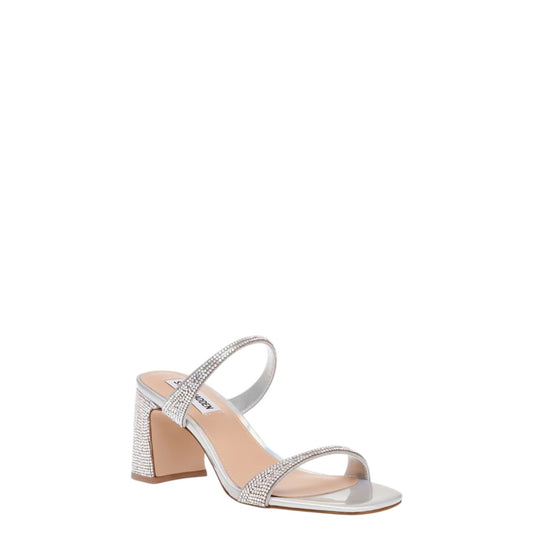 Sandali donna "Steve Madden" ZIYA-R Collezione Primavera/Estate 2026 - Argento strass