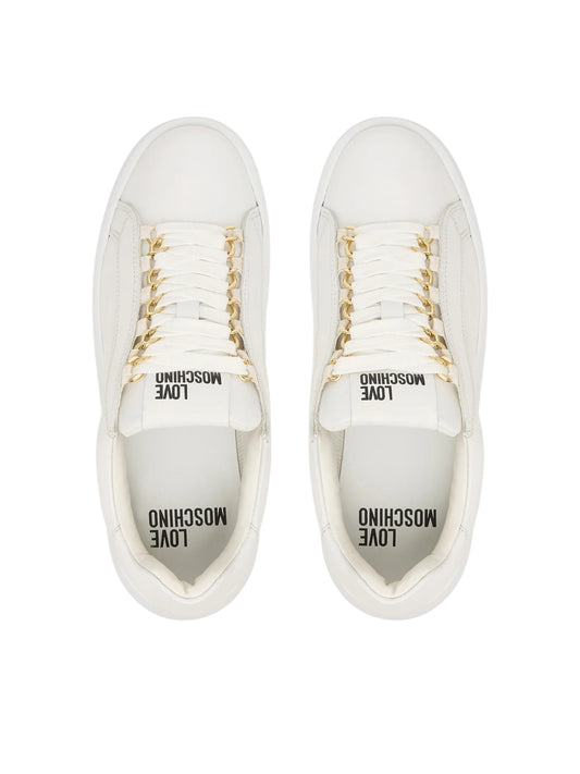 Sneakers donna "Love Moschino" JA15015G10IA0100 Collezione Primavera/Estate 2026 - Bianco