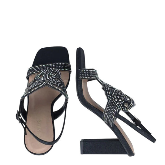 Sandali donna "Menbur" 23490* Collezione Primavera/Estate 2026 - Nero