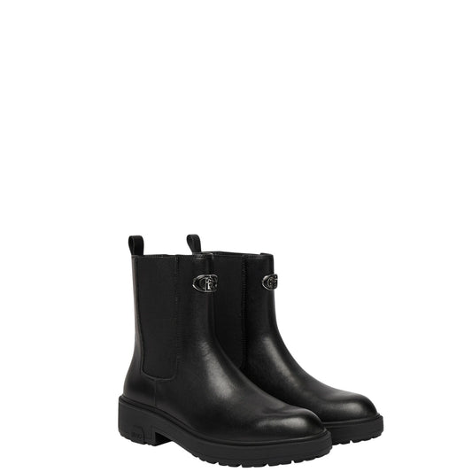 Stivaletti donna "Liu-Jo" LONDON02 Collezione Autunno/Inverno con elastici - Nero