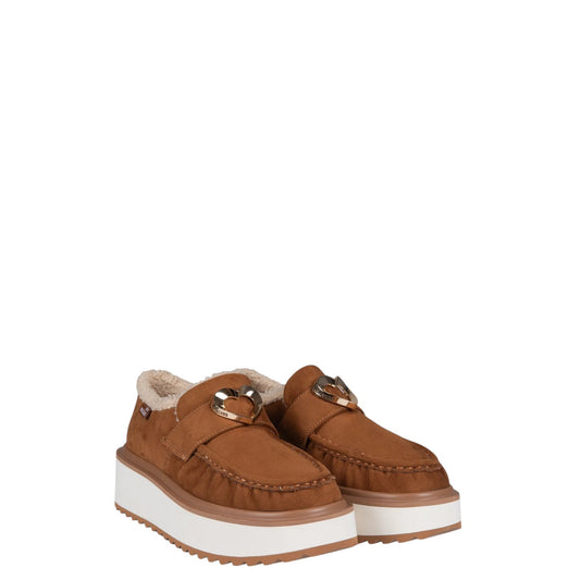 Mocassini donna "Love Moschino" JA10426L0NJAW210 Collezione Autunno/Inverno ecofur - Camel