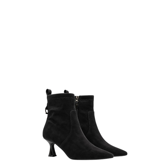 Tronchetti donna "Braccialini" B26 Collezione Autunno/Inverno Nabuk - Nero