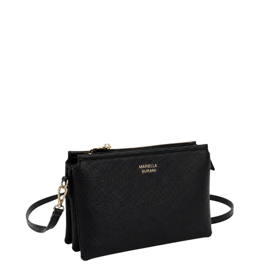 Pochette a mano donna "Mariella Burani" MB025# Collezione Autunno/Inverno con tracolla - Nero