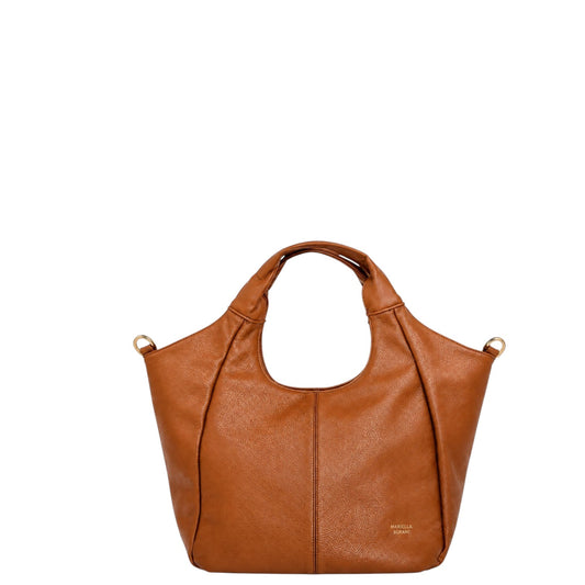 Borsa a mano donna "Mariella Burani" VC2023# Collezione Autunno/Inverno con tracolla - Cuoio