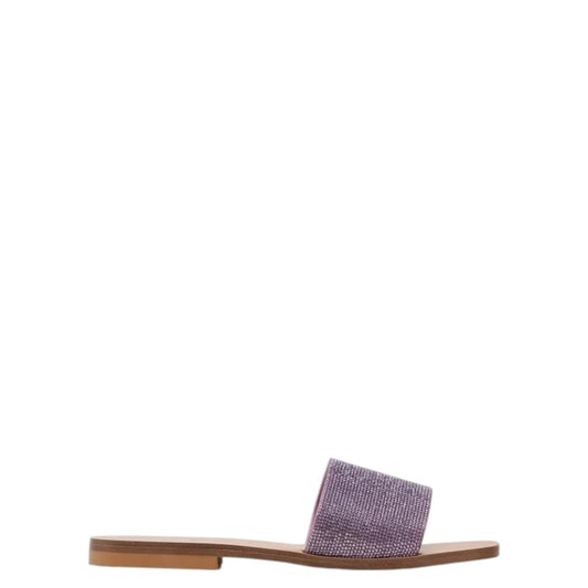 Ciabattine donna "Liu-Jo" Saba04 Collezione Primavera/Estate 2026 con glitter - Lilla