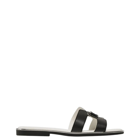 Ciabatte Flat Donna "Liu-Jo" Sally511 Collezione Primavera/Estate - Nero e bianco