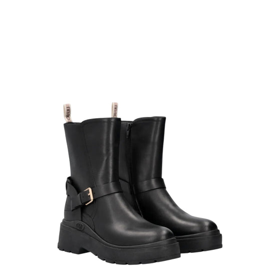 Stivaletti biker donna "Liu-Jo" ANDREA03 Collezione Autunno/Inverno - Nero