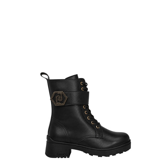 Anfibi donna "Liu Jo" NEW NANCY37 Collezione Autunno/Inverno - Nero