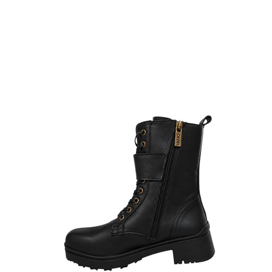 Anfibi donna "Liu Jo" NEW NANCY37 Collezione Autunno/Inverno - Nero