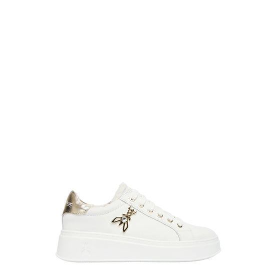 Sneakers donna "Patrizia Pepe" PPJ903 Collezione Autunno/Inverno - Bianco e Platino