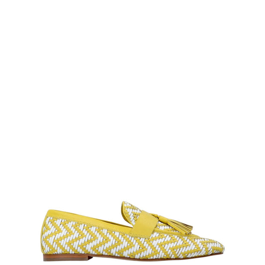 Mocassini donna "AltraOfficina" AO0404X Collezione Primavera/Estate 2026 - Giallo e Bianco