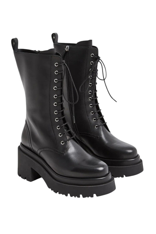 Anfibi donna "Patrizia Pepe" SY0006 L078 Alto Collezione Autunno/Inverno 2025/2026 - Nero