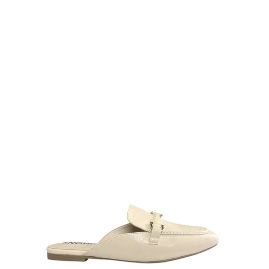 Sabot donna "Menbur" 25560 Collezione Primavera/Estate 2026 con pietre - Crema