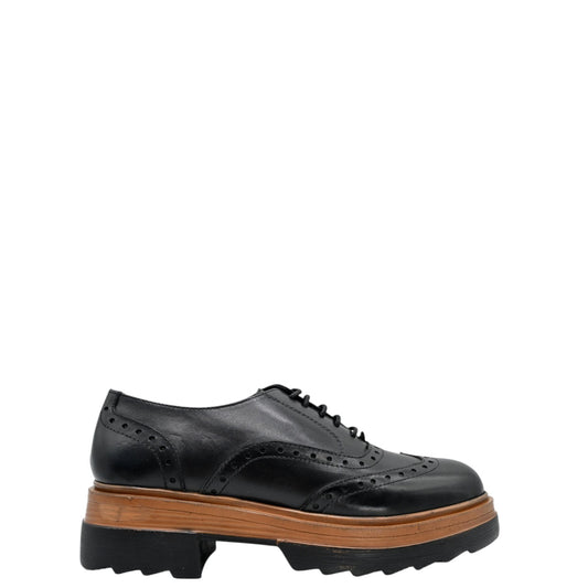 Inglesine donna "Pregunta" 2424002 001 Collezione Autunno/Inverno 2025/2026 - Nero e Marrone