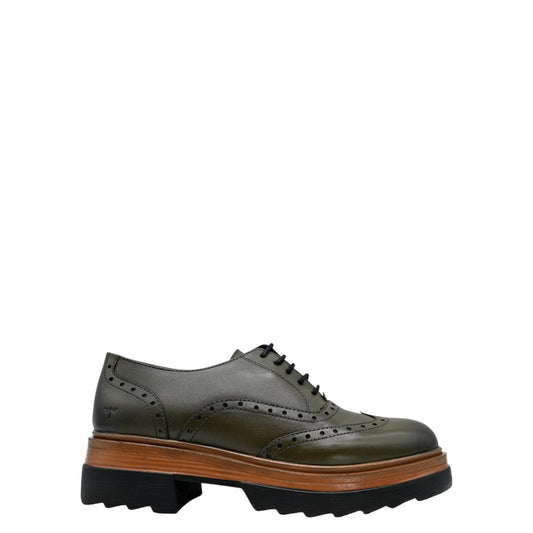 Inglesine donna "Pregunta" 2424002 003 Collezione Autunno/Inverno 2025/2026 - Verde Militare e Marrone