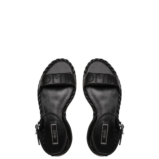 Sandali donna "Liu Jo" Pepita 04 Collezione Primavera/Estate - Nero