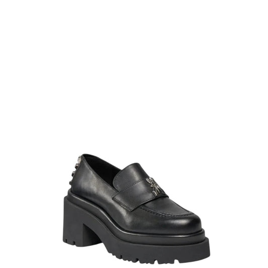 Mocassini con tacco donna "Patrizia Pepe" 2Z0012 L078 Collezione Autunno/Inverno 2025/2026 - Nero