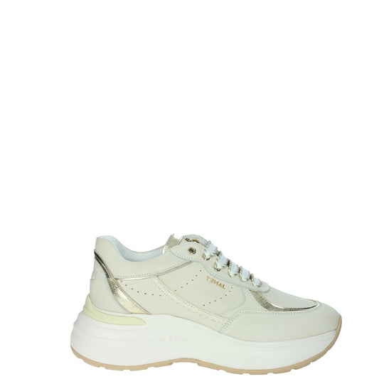 Sneakers donna "Janet & Janet" J-060 Collezione Primavera/Estate 2026 - Beige e Oro
