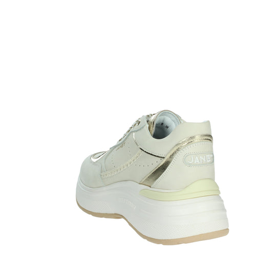 Sneakers donna "Janet & Janet" J-060 Collezione Primavera/Estate 2026 - Beige e Oro
