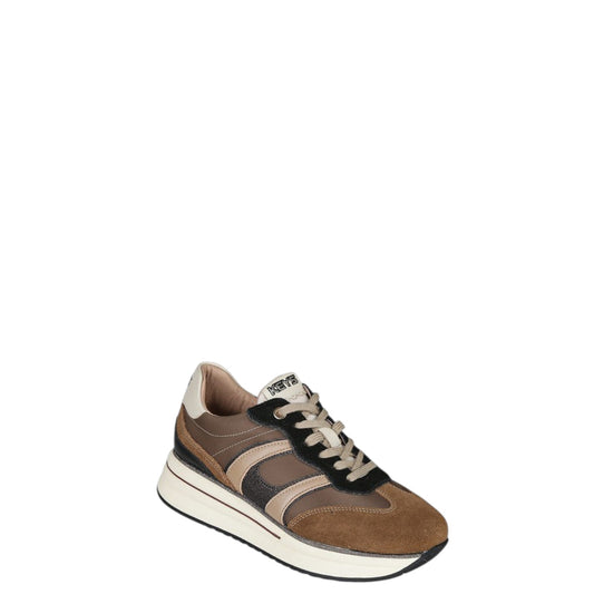 Sneakers donna "Keys" K-11290 Collezione Autunno/Inverno - Marrone e Beige