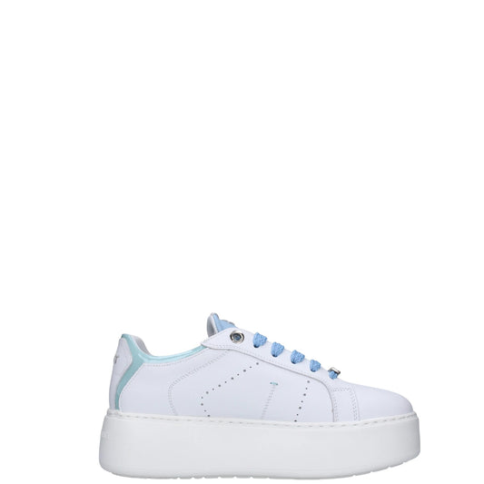 Sneakers donna "Janet & Janet" J-004 Collezione  Primavera/Estate 2026 - Bianco e Azzurro