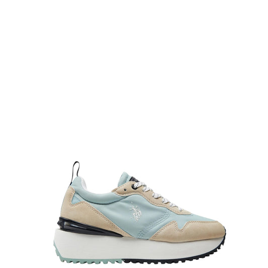 Sneakers donna "U.s. Polo Assn" BAYLE001 Collezione Primavera/Estate 2026 - Beige e Azzurro